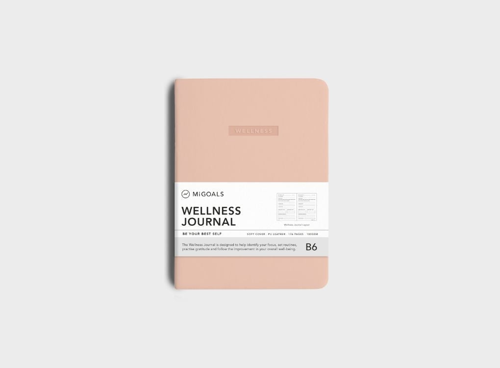 Migoals B6 Wellness Journal — 8 Pillars of Wellness - Just Peachy