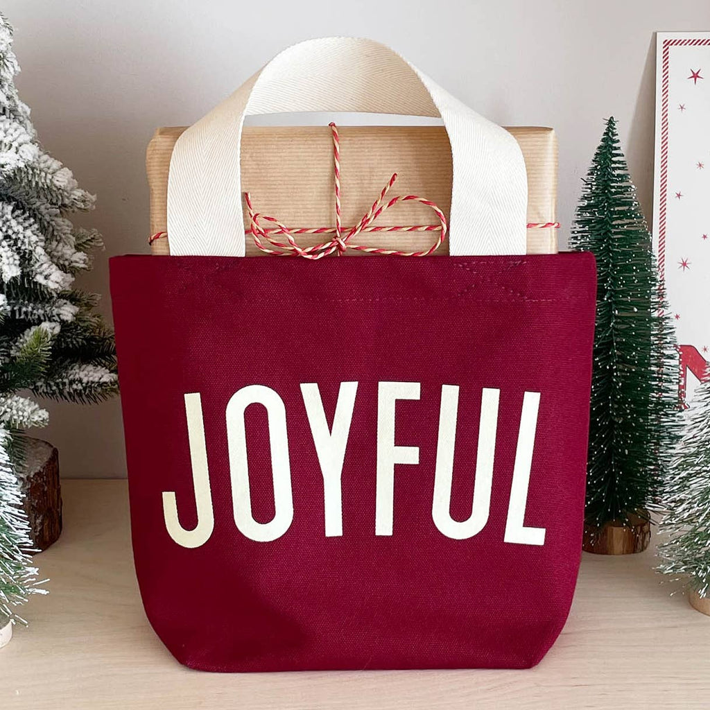 Joyful - Little Burgundy Bag