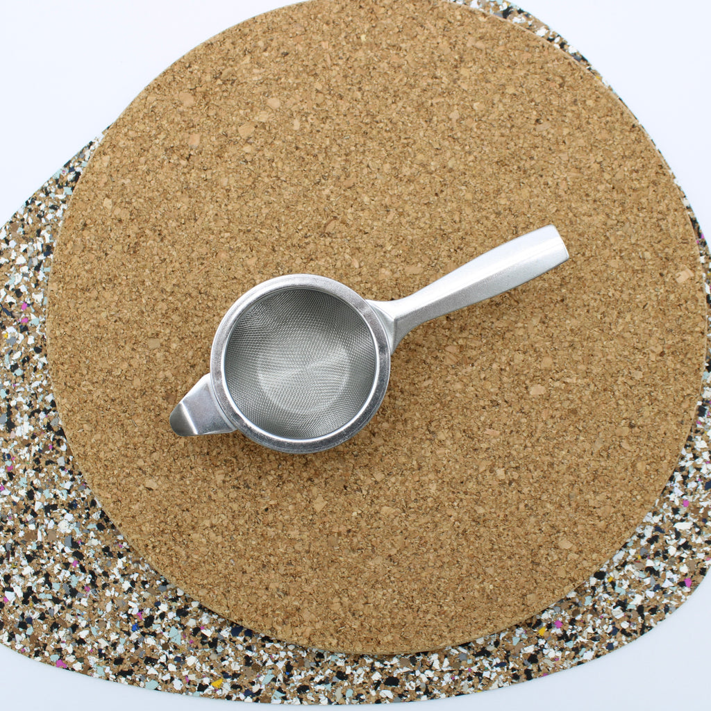 Tea Strainer with Drop Bowl Stainless Steel