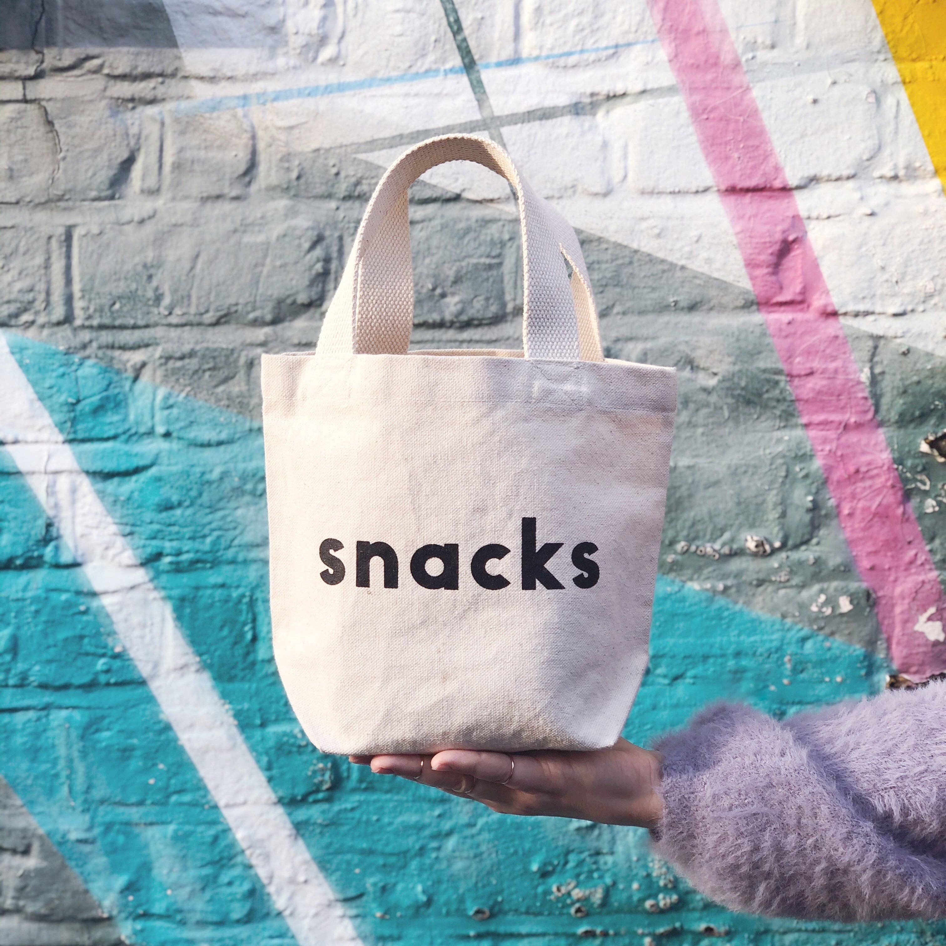 Snacks - Little Canvas Bag