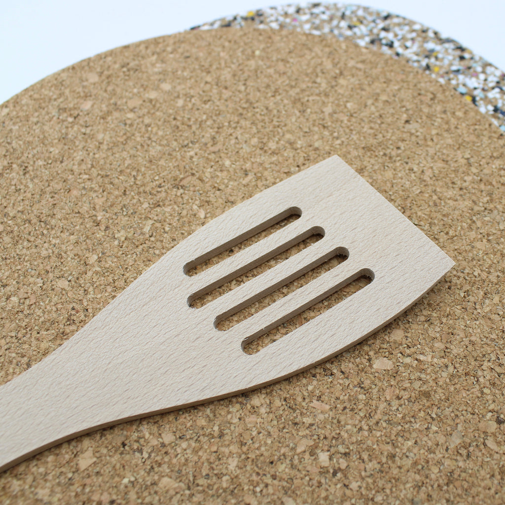 Wooden Slotted Spatula