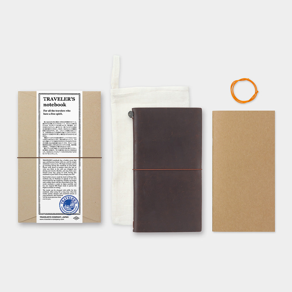 TRAVELLER'S Notebook - Brown Starter Kit