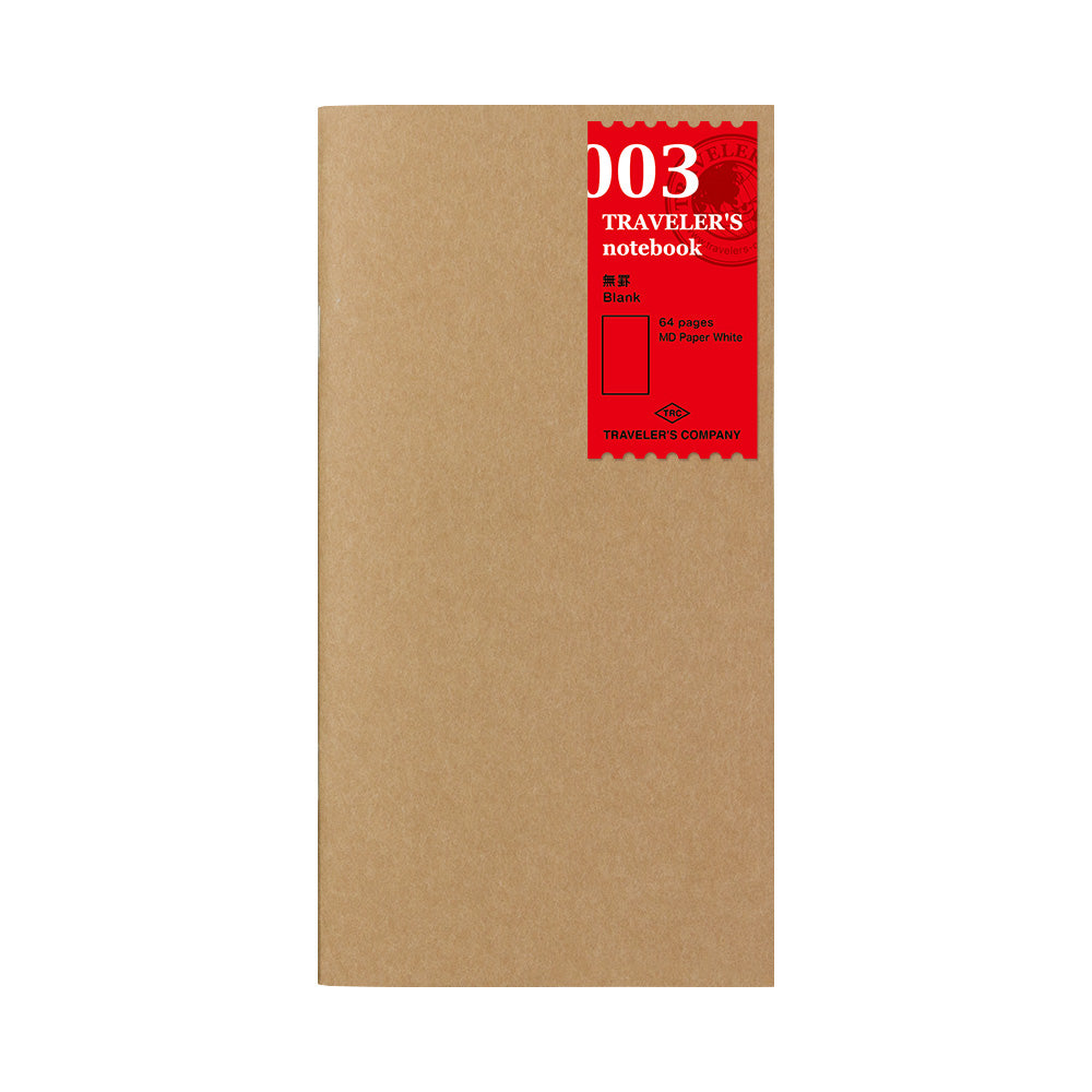 003 Blank Paper TRAVELER'S Company