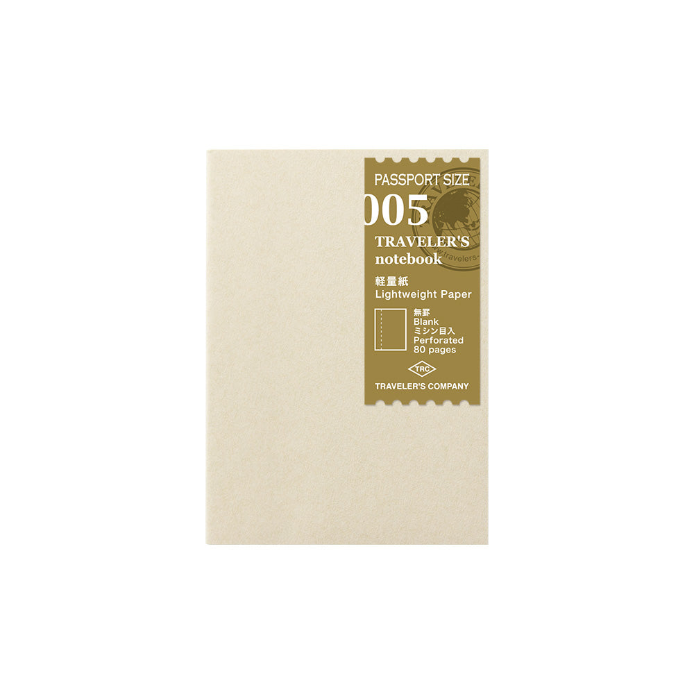 005 Passport Size Light Paper TRAVELLER'S Notebook