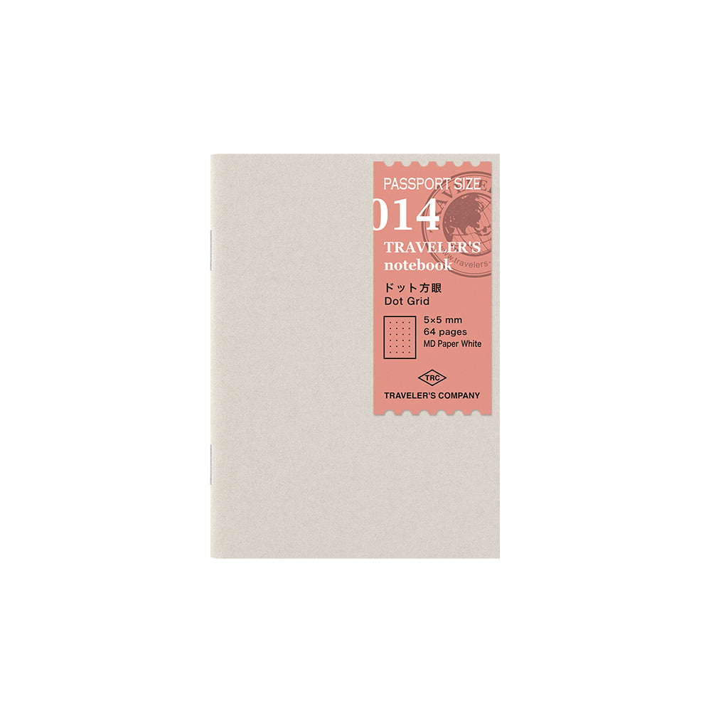 014 Passport Size Grid Dot TRAVELLER'S Notebook