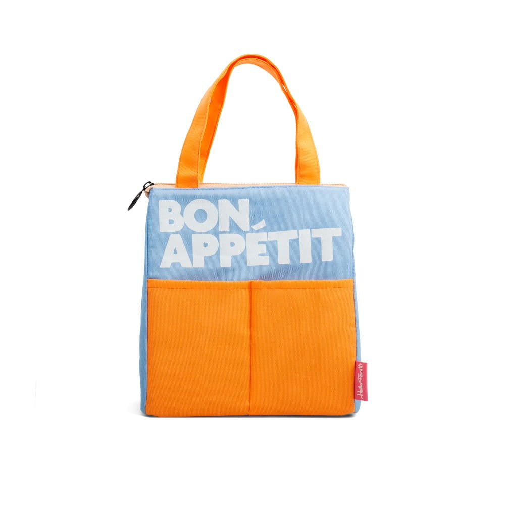 Helio Ferretti - Bon Appetit Lunch Bag - Orange/Light blue