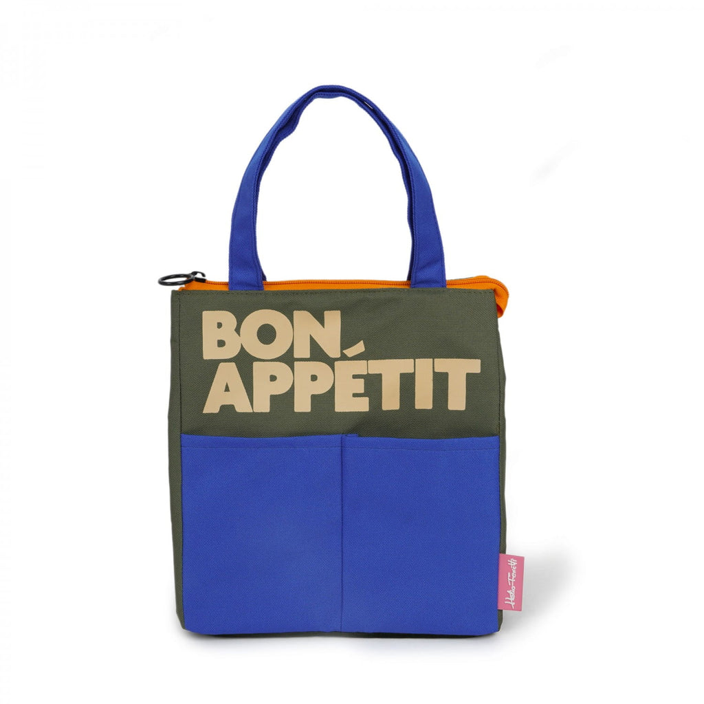 Helio Ferretti - Bon Appetit Lunch Bag - Blue/Olive green