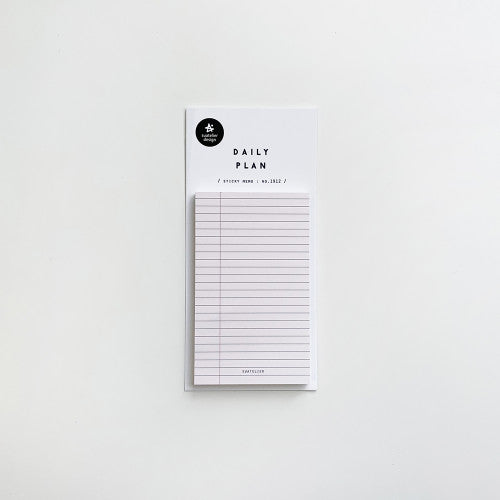 Sticky memo - Suatelier - daily plan.09 - Lined