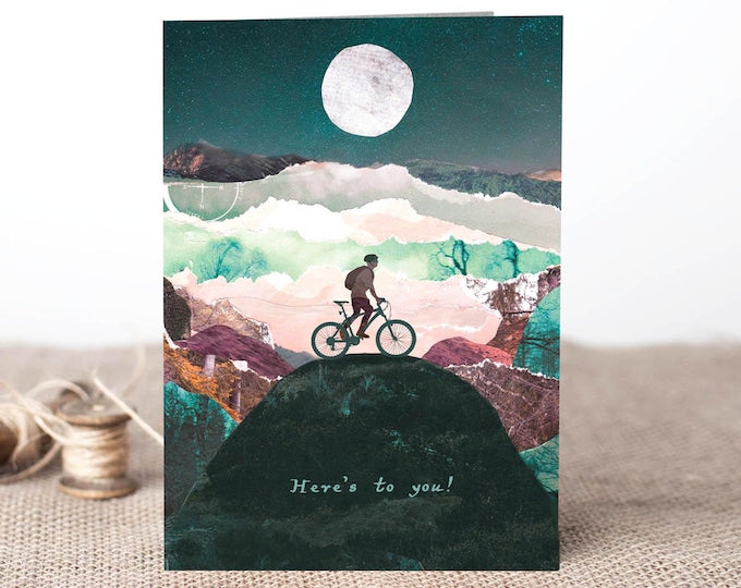Here's To You! Bike Card