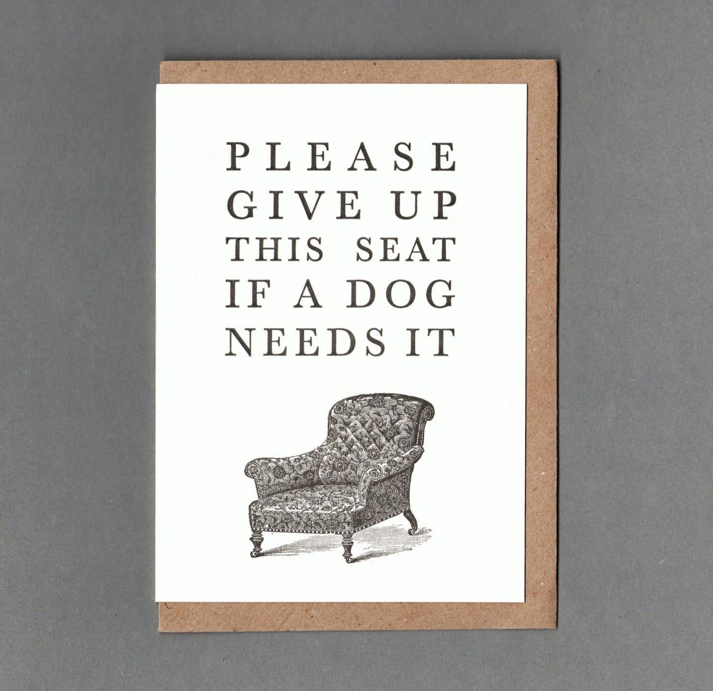 Dog Lover card