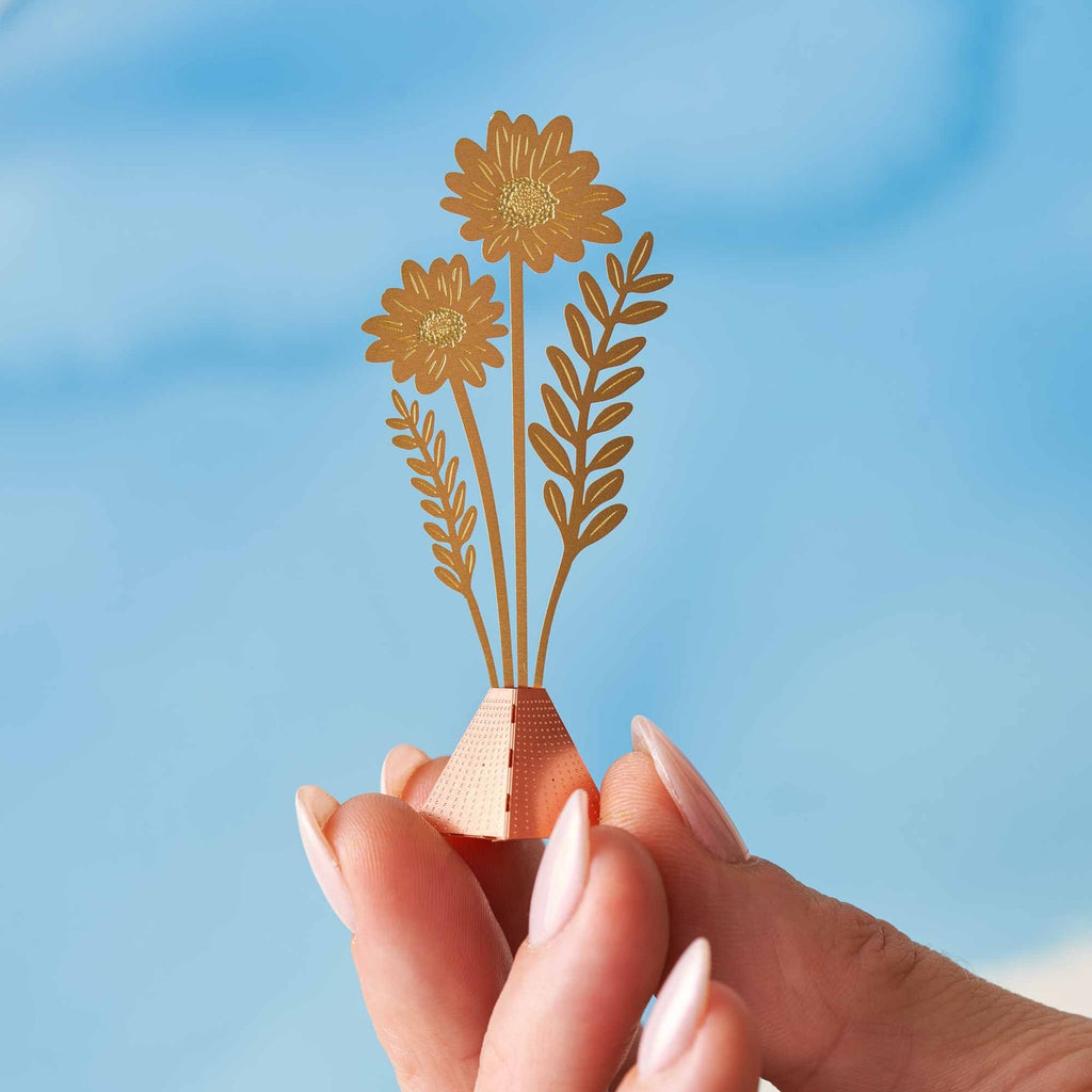 Cosmos Tiny Bouquet - Copper