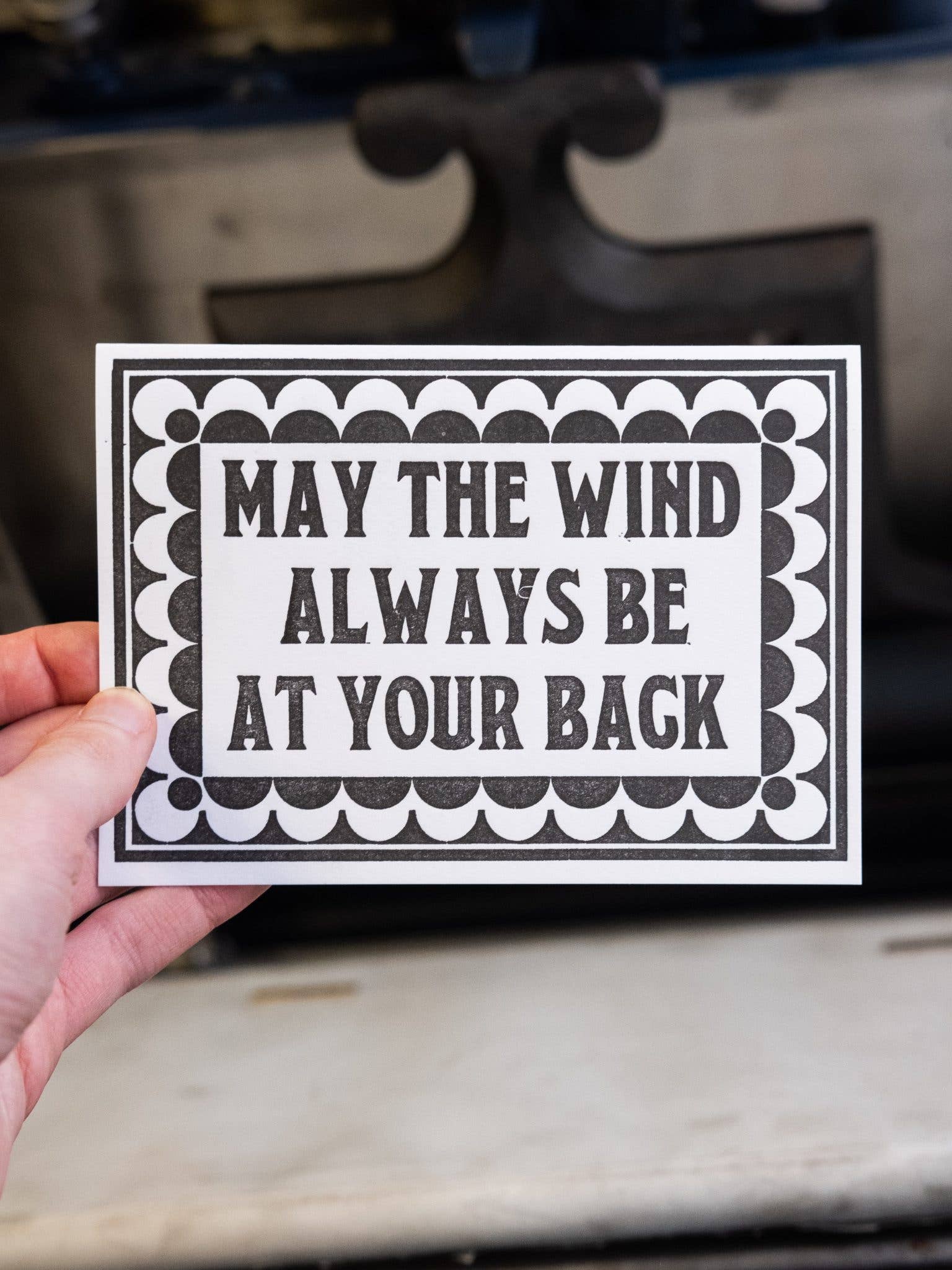 Wind At Your Back card