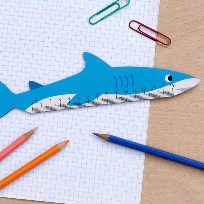 Wooden Ruler - Shark