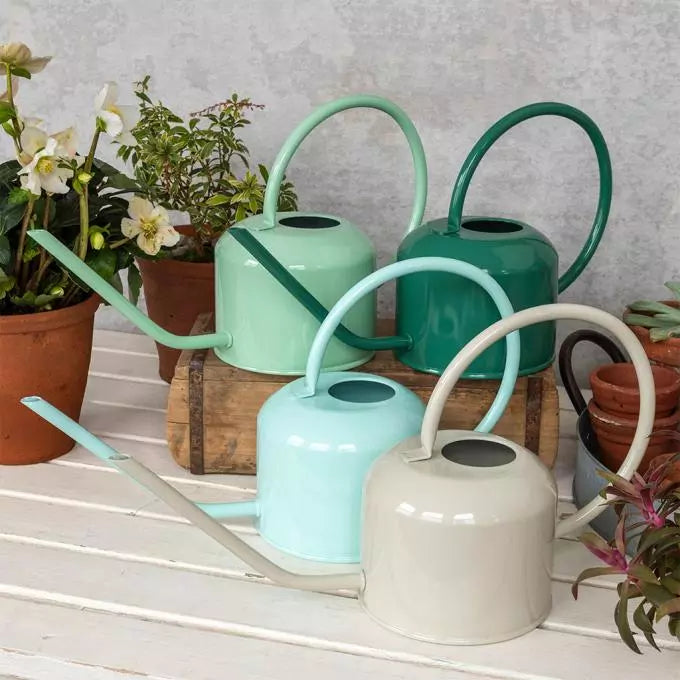 Metal Watering Can - Sky Blue