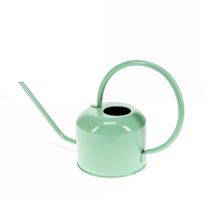 1Ltr Metal Watering Can - Pistachio Green