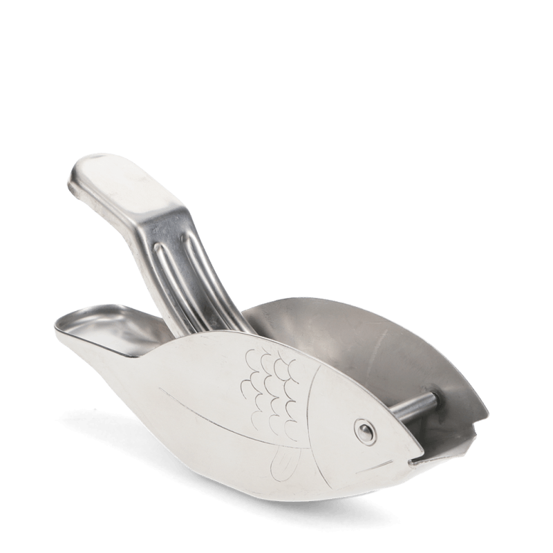 Stainless Steel Lemon Wedge Squeezer - Fish