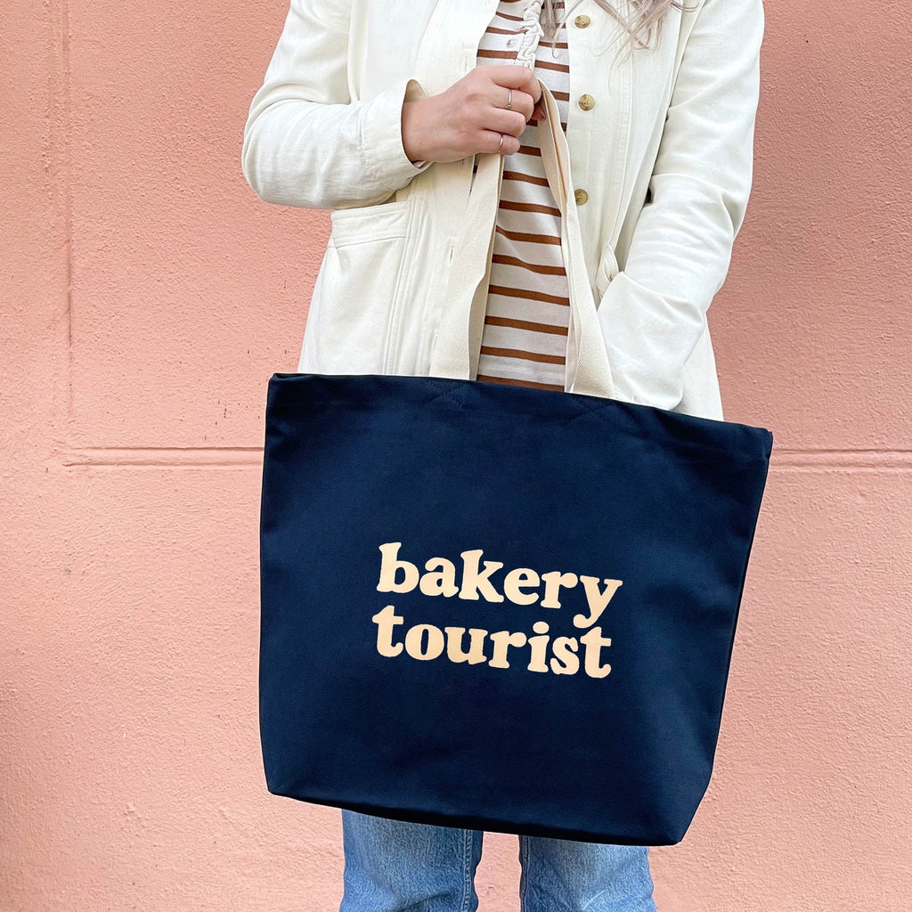 Bakery Tourist - Midnight Blue Tote Bag