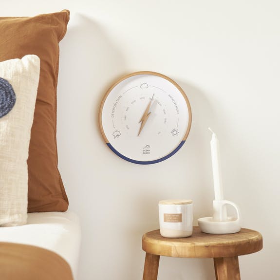 Barometer -Marine (White with Navy detail)