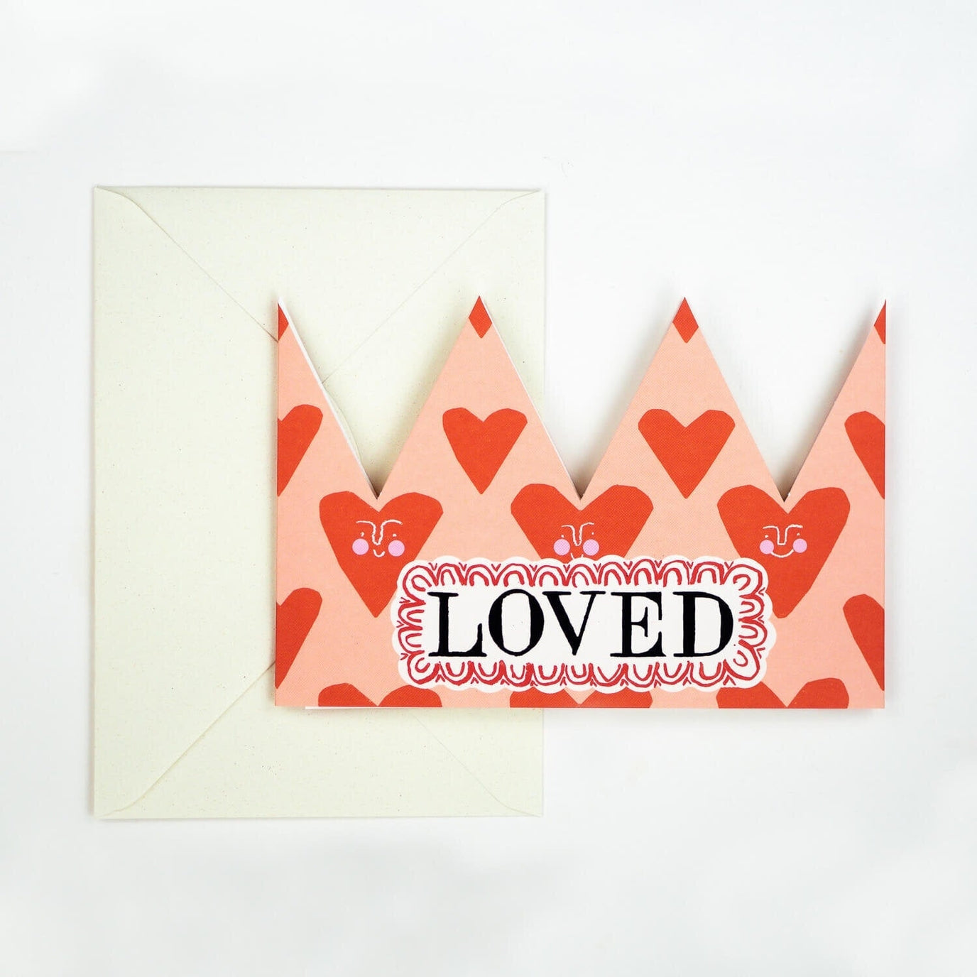 Loved Party Hat Card