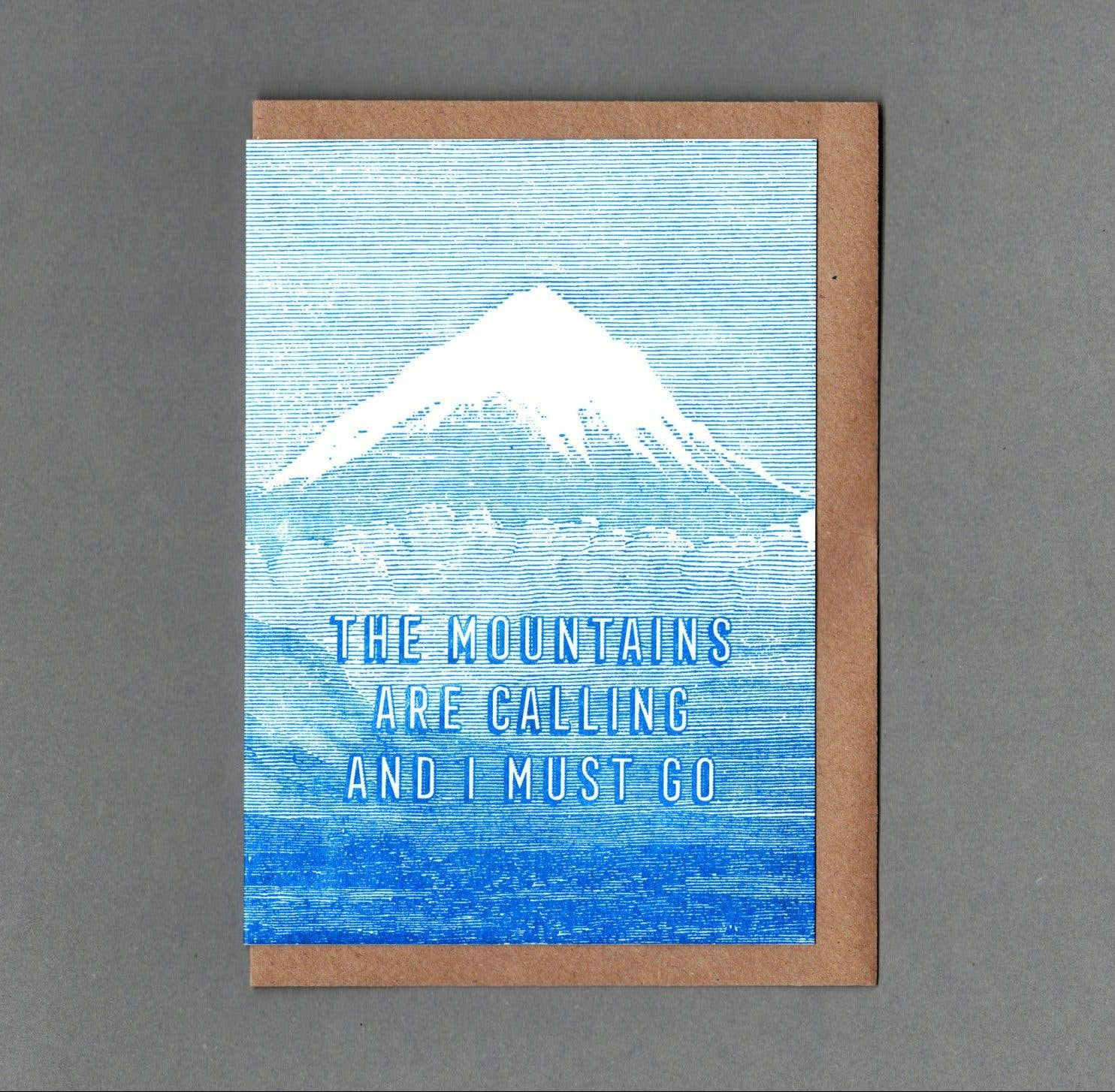 Mountains Are Calling card