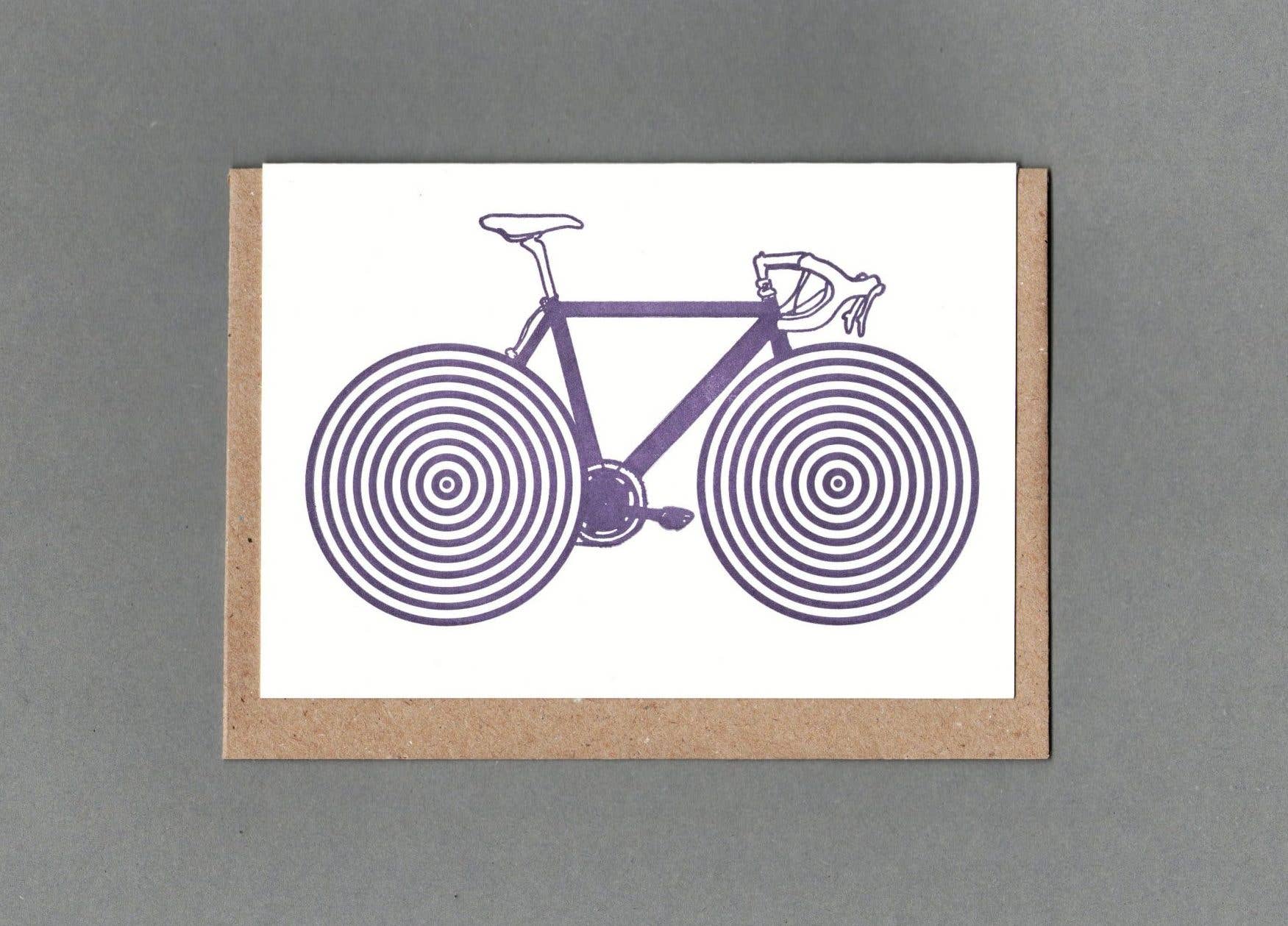 Bicycle Illusion card