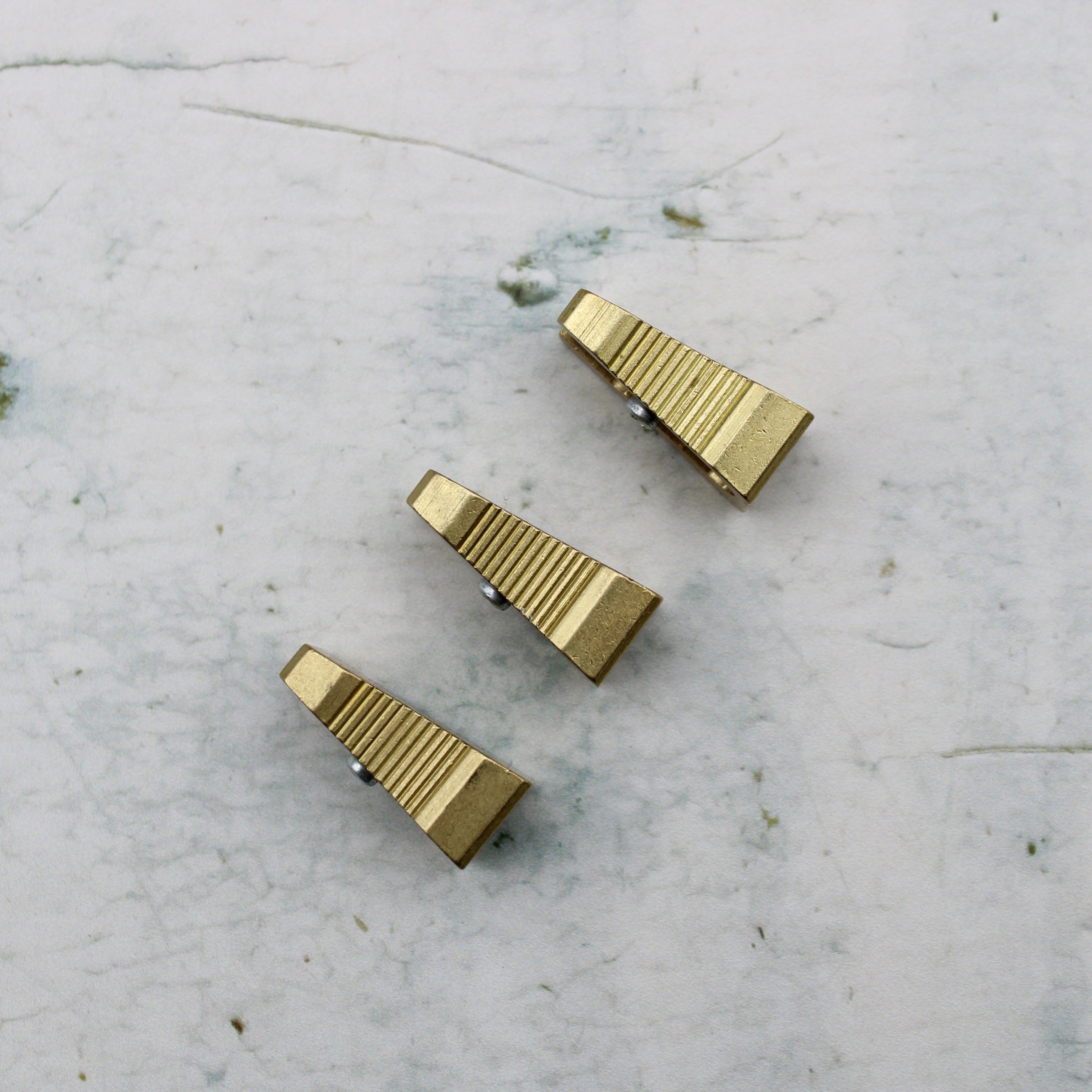 M&R Solid Brass Logos Pencil Sharpener