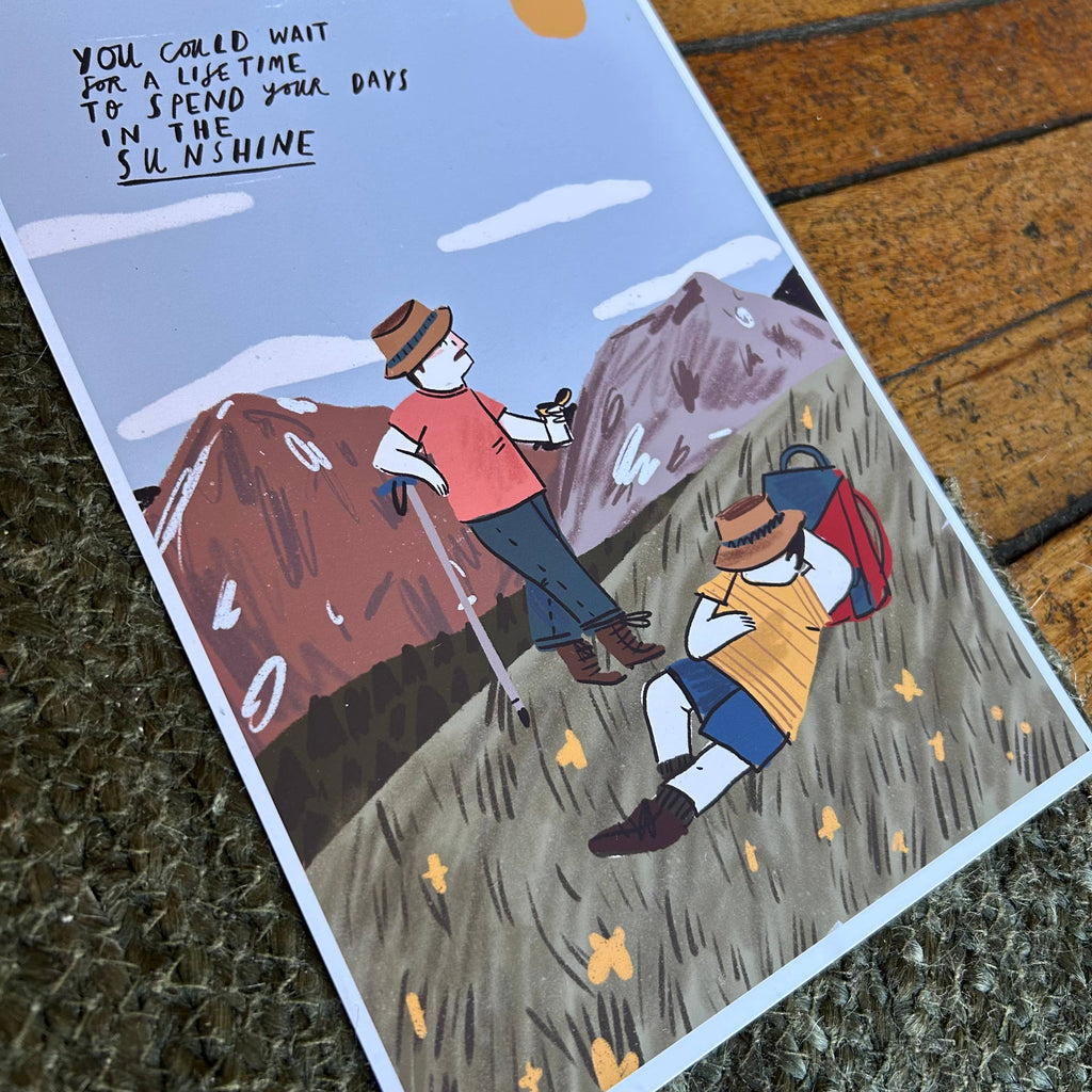 Days in the sunshine print 