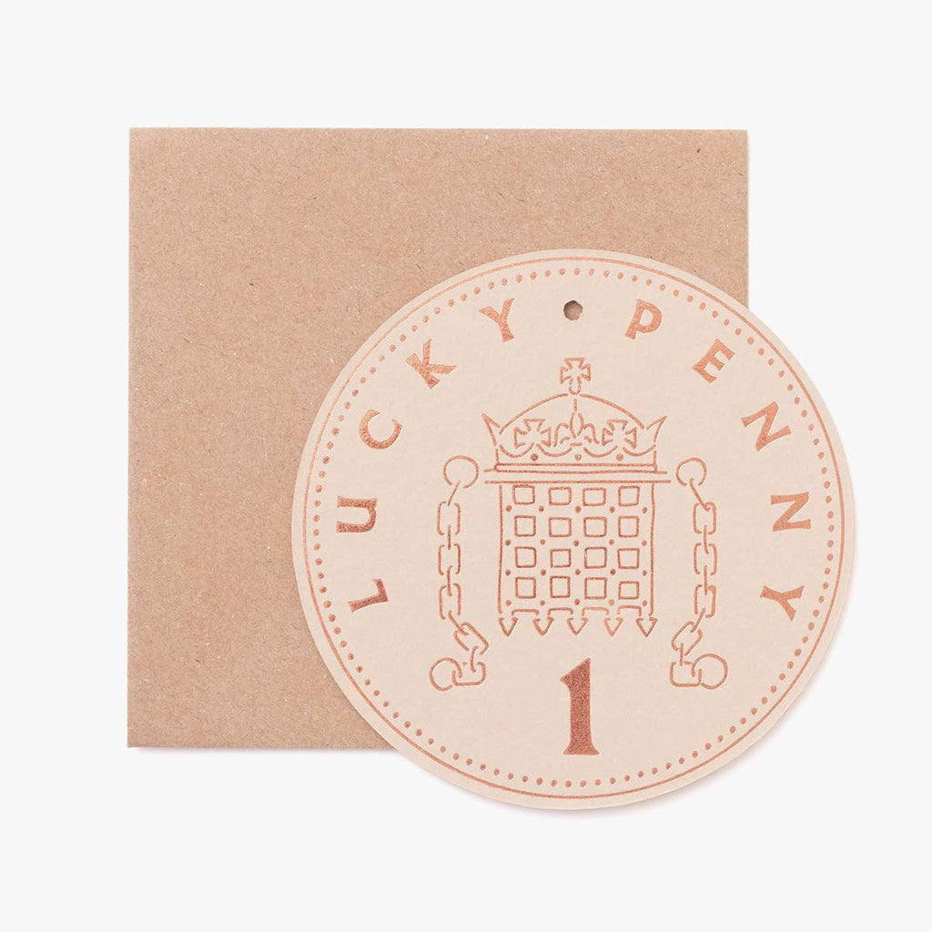 Lucky Penny Token | Good Luck Card