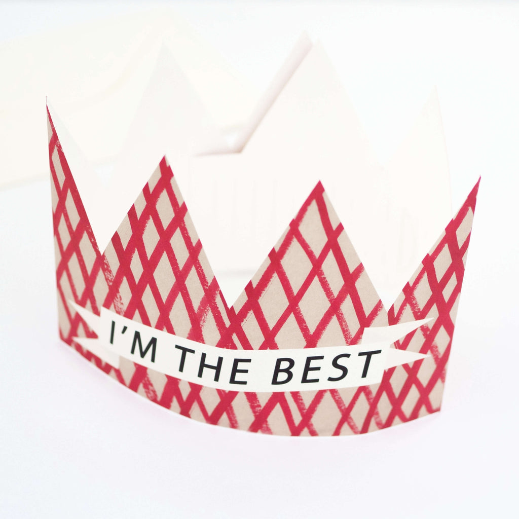 I'm the Best Party Hat Card