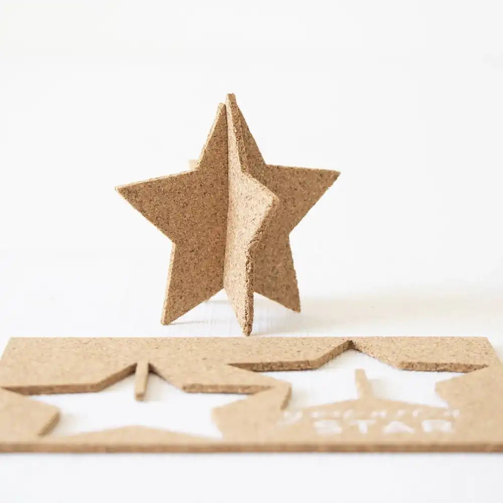 Organic Cork Decoration Pop-A-Cork | Star