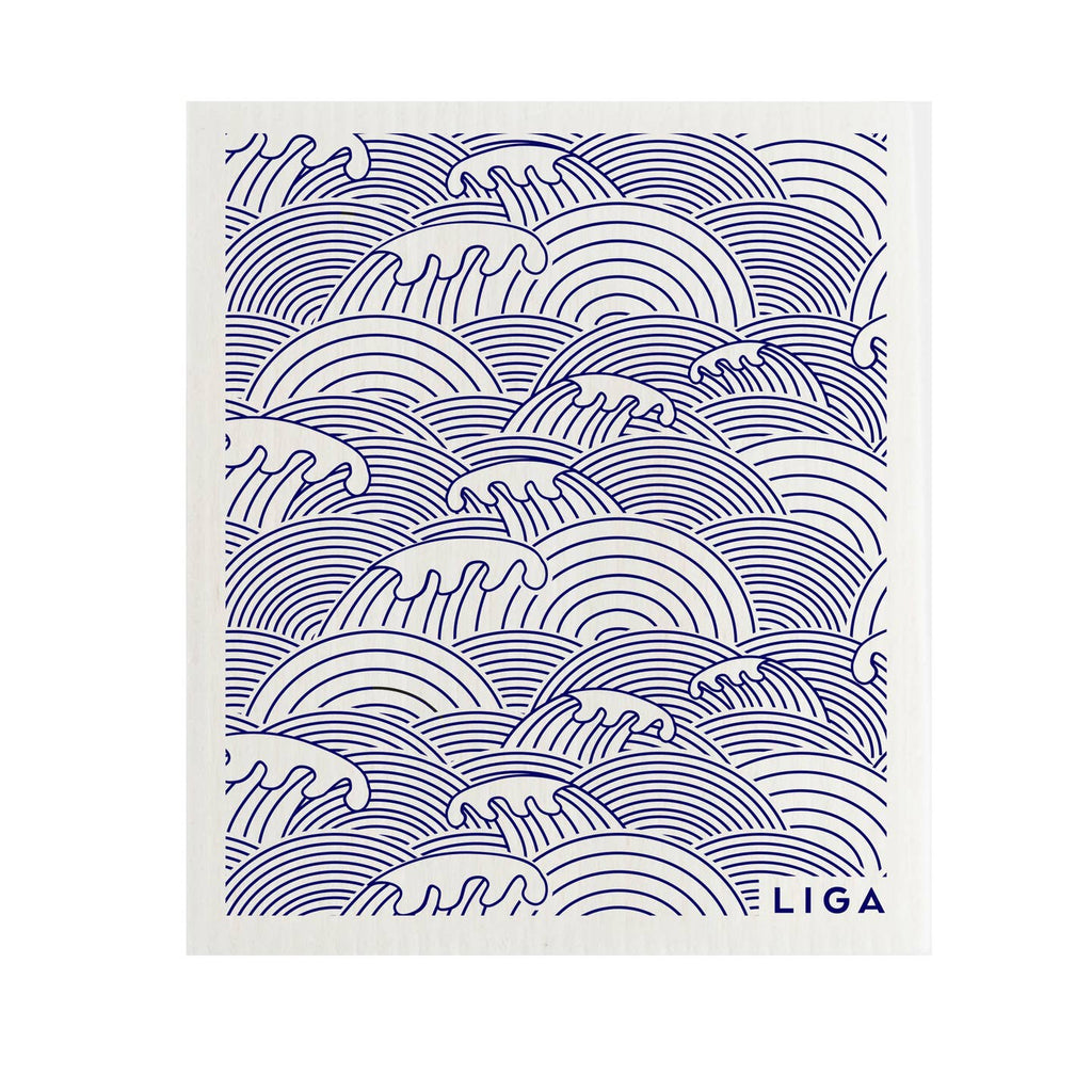 Eco Dishcloths - Fish & Wave