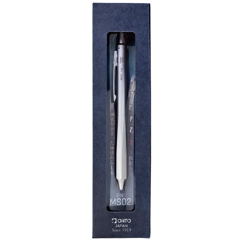 Ohto Multi Function 3 in 1 Pen & Mechanical Pencil - 2 colours
