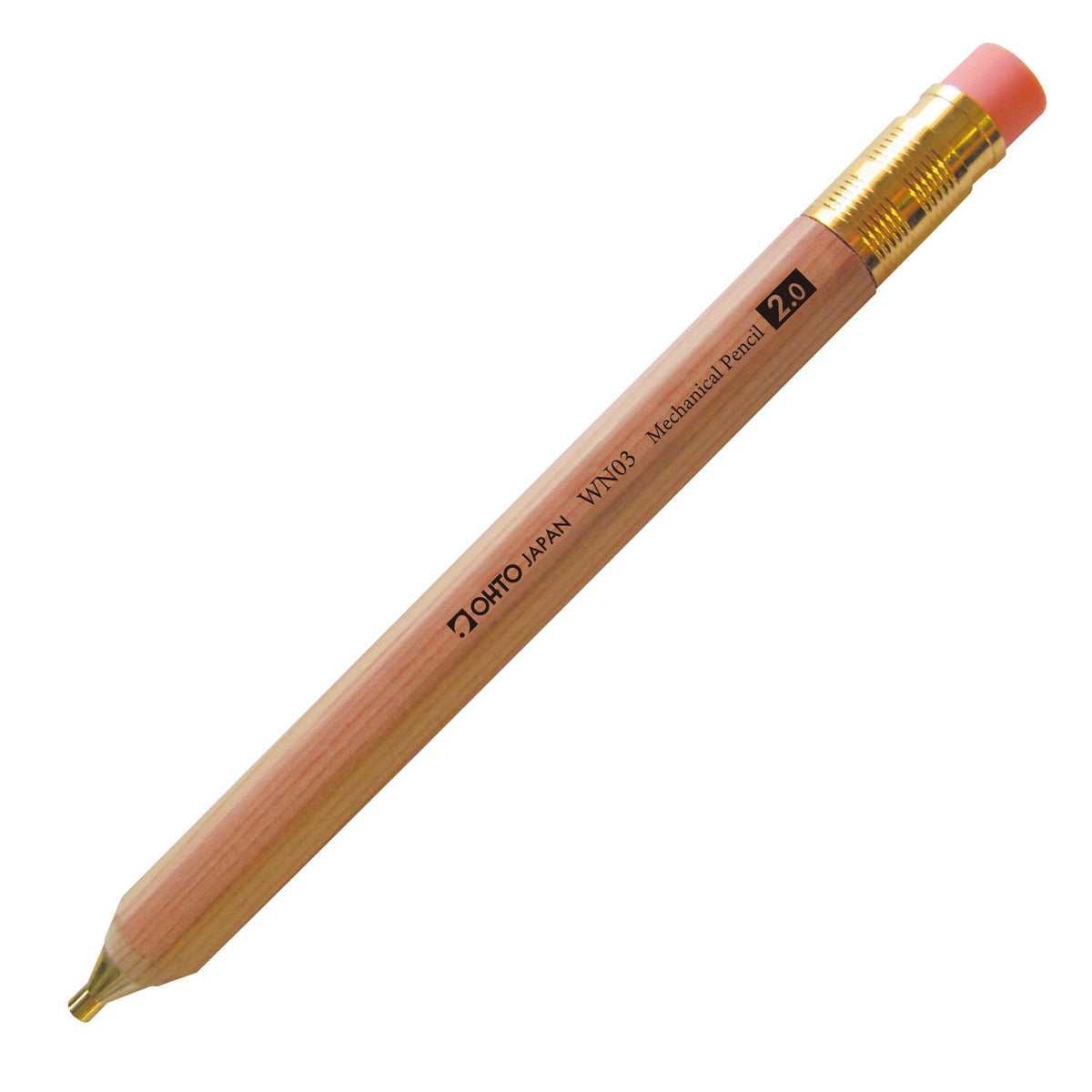 OHTO WN03 Wooden Mechanical Pencil 2.0 - 5 Colours