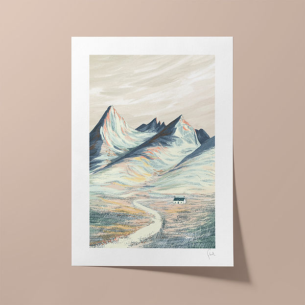 Cuillin Bothy Print - A3