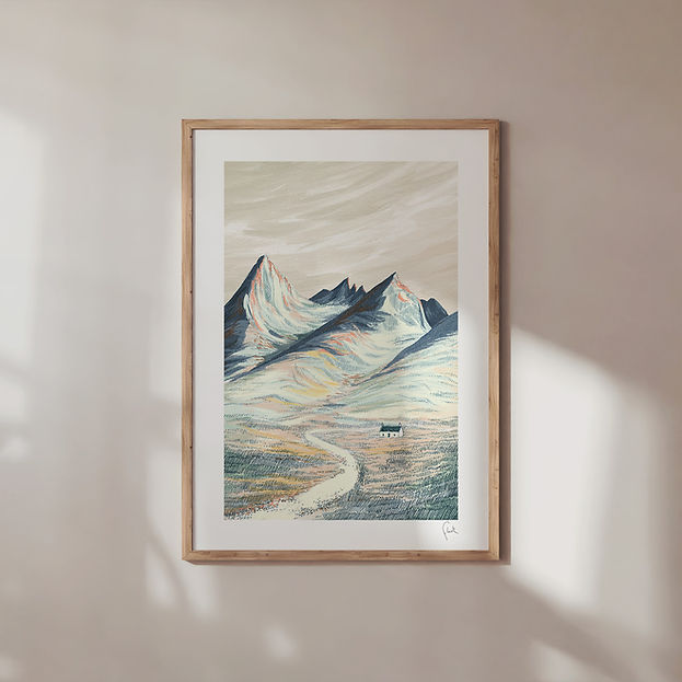 Cuillin Bothy Print - A3
