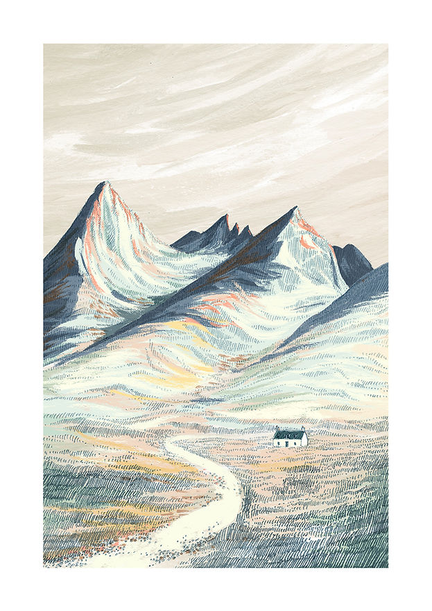 Cuillin Bothy Print - A3