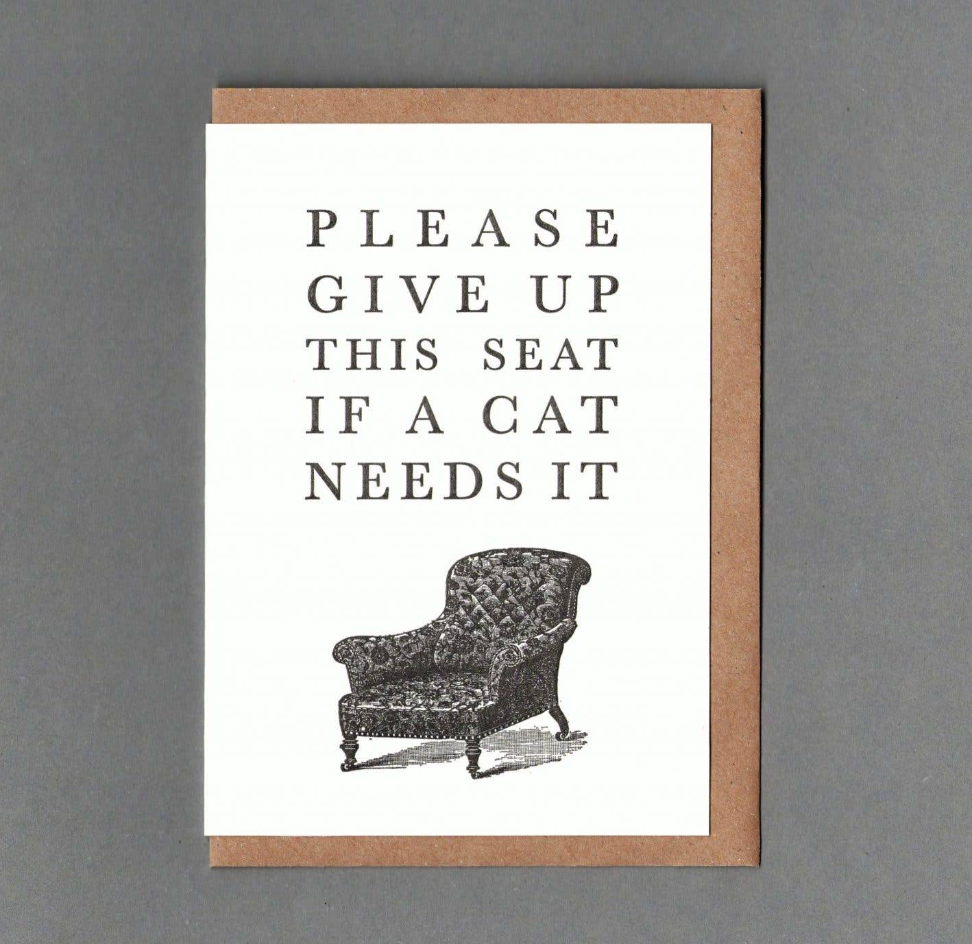 Cat Lover card