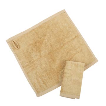 Re:gn Luxury Bamboo Face Cloths – Ultra-Soft - 3 Pack - Warm Oat
