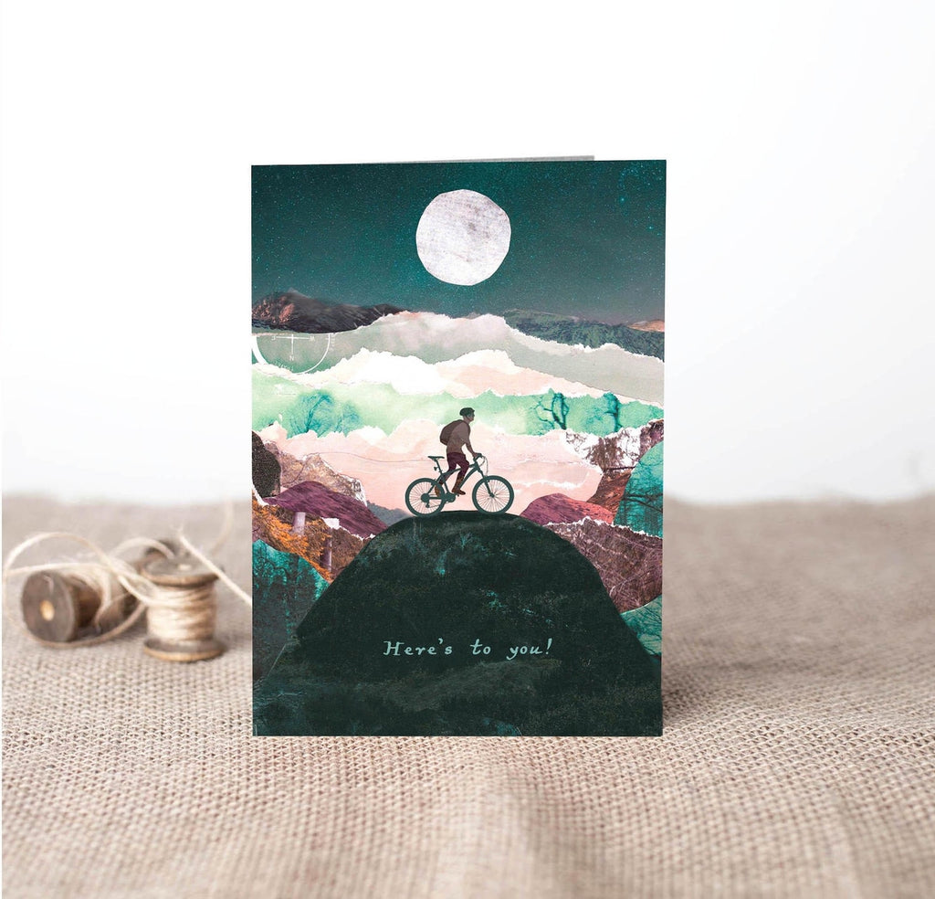 Here's To You! Bike Card