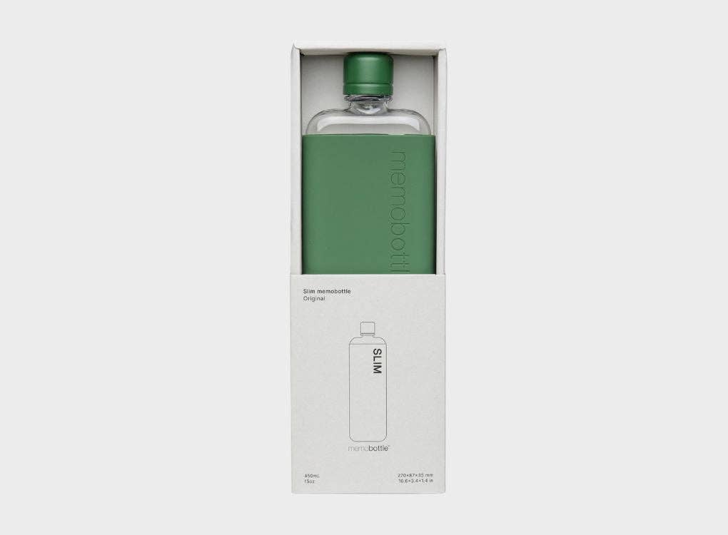 Memobottle | Slim, 450ml: Sea Mist