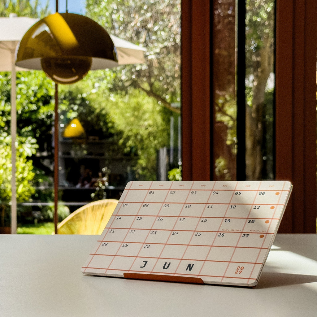 2027 Monthly Desk Calendar (Squared)