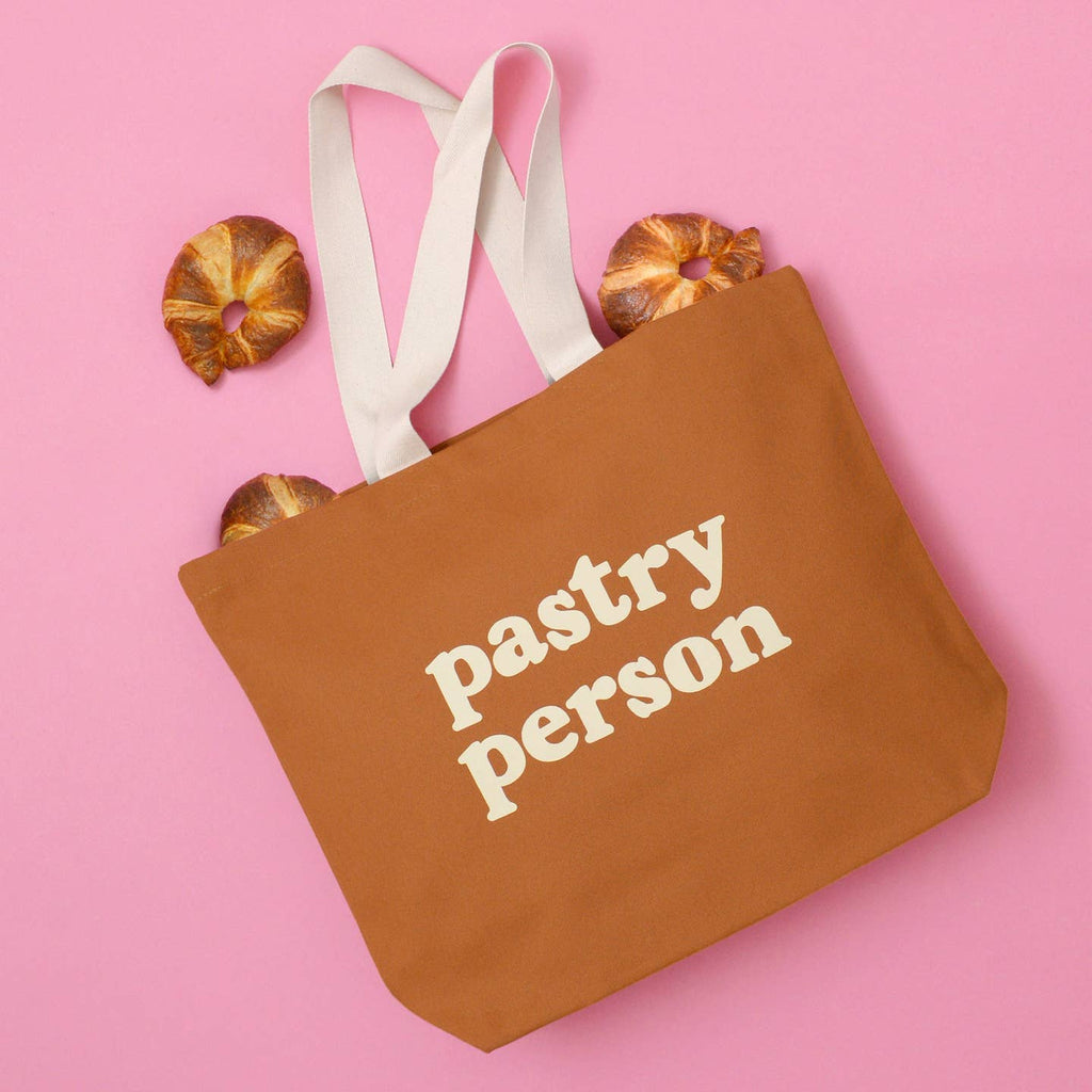 Pastry Person - Tan Tote Bag