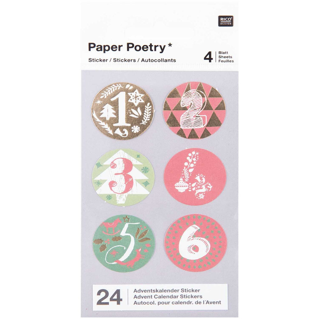 Advent Calendar Stickers