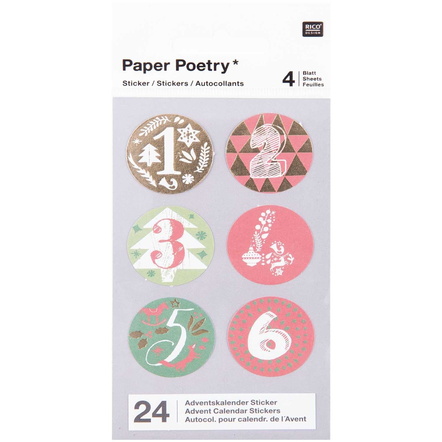Advent Calendar Stickers