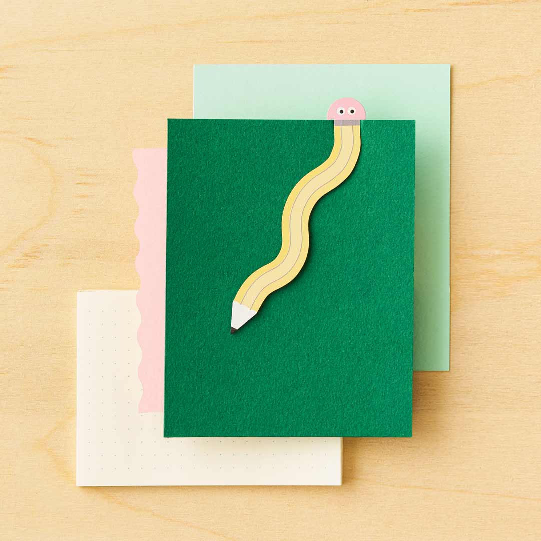Bookmark - Yellow Pencil Page Marker
