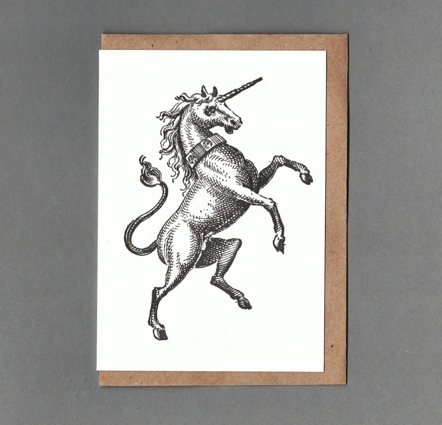 Unicorn card