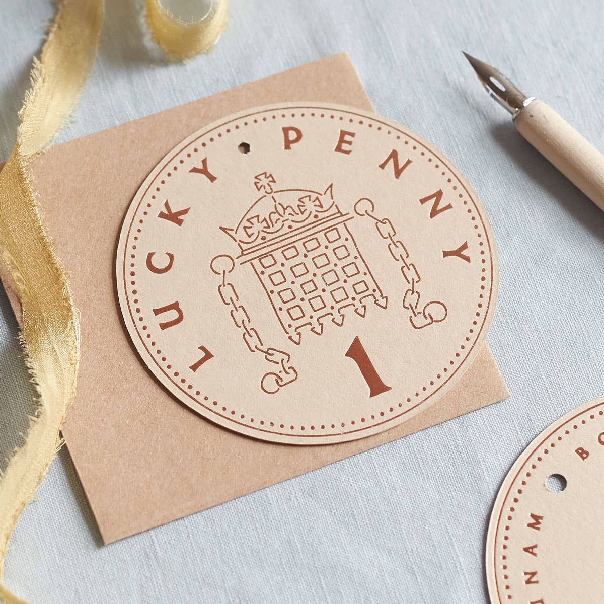 Lucky Penny Token | Good Luck Card