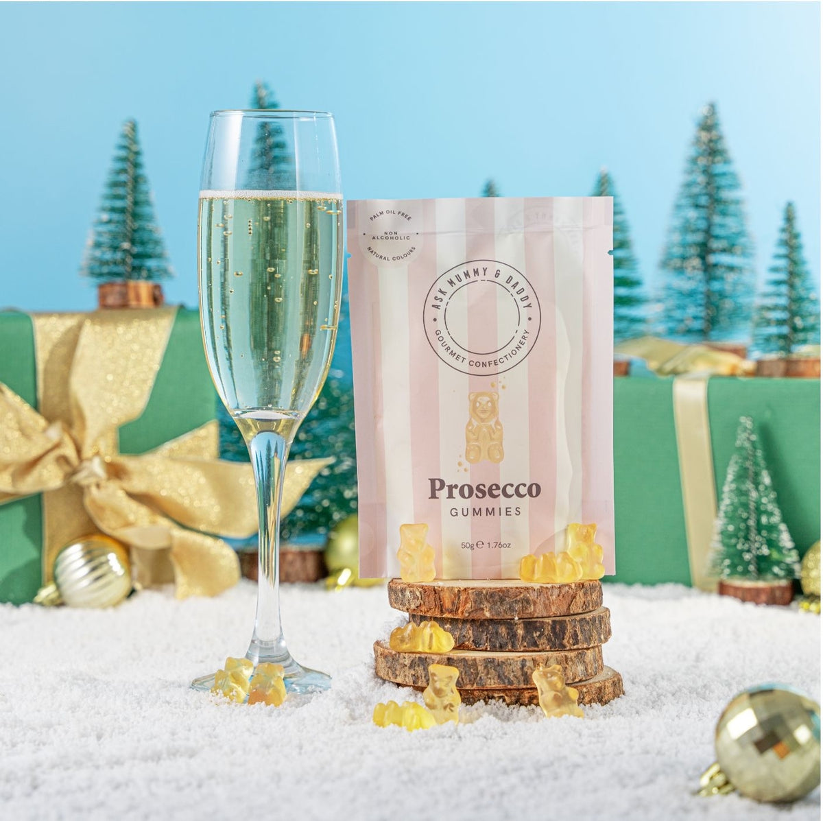 Prosecco Gummy Bears 50g Pouch