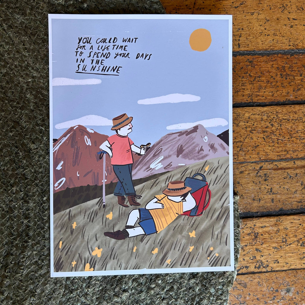 Days in the sunshine print 