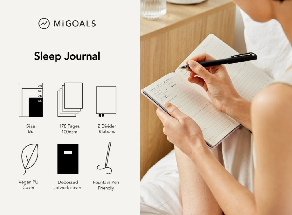 Migoals B6 Sleep Journal — Fsc Paper - Teal Green